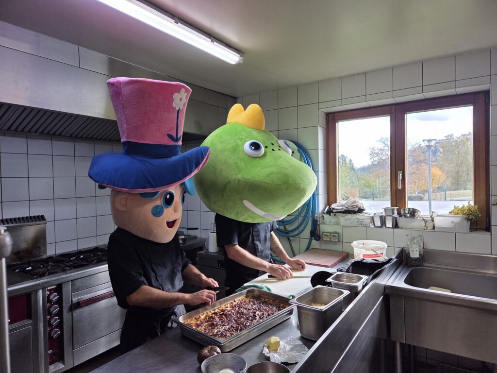 pour lez plaisir des enfant nos cuisinier s'amuse